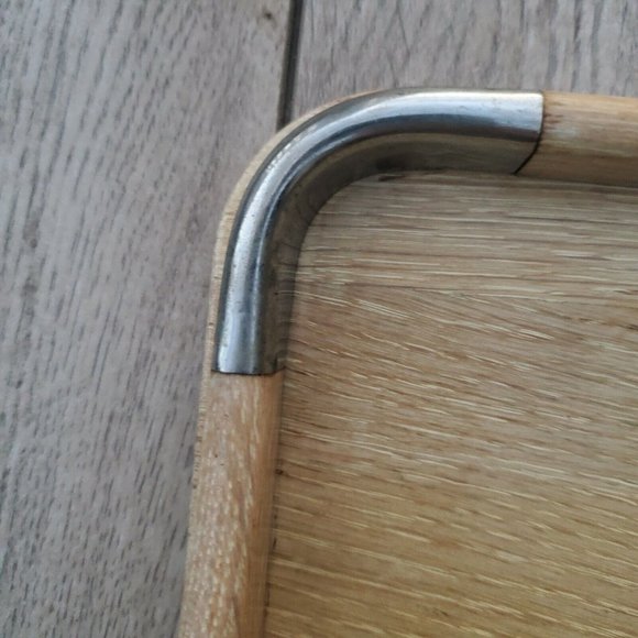 Woodware Like Serving Tray Platter Pheasant Scene Handles Rectangle - Picture 5 of 12